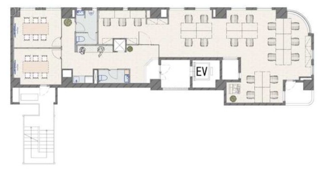 グランデ秋葉原2F 間取り図