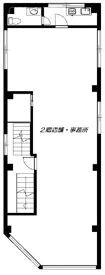 サンワードビル2F 間取り図