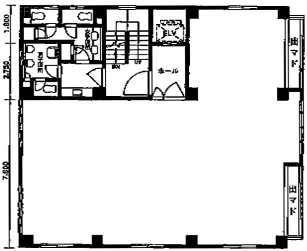 第一大高ビル3F 間取り図