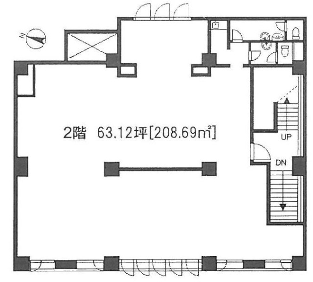 ドルミ第2代々木2F 間取り図