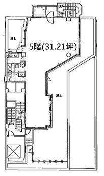 D’sVARIE初台ビル5F 間取り図