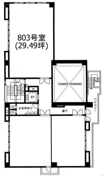 NSビル803 間取り図