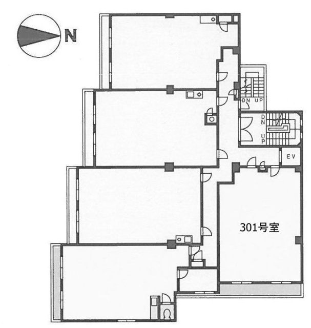 四谷ニューマンション301 間取り図