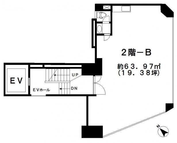青山パティオビル2F 間取り図