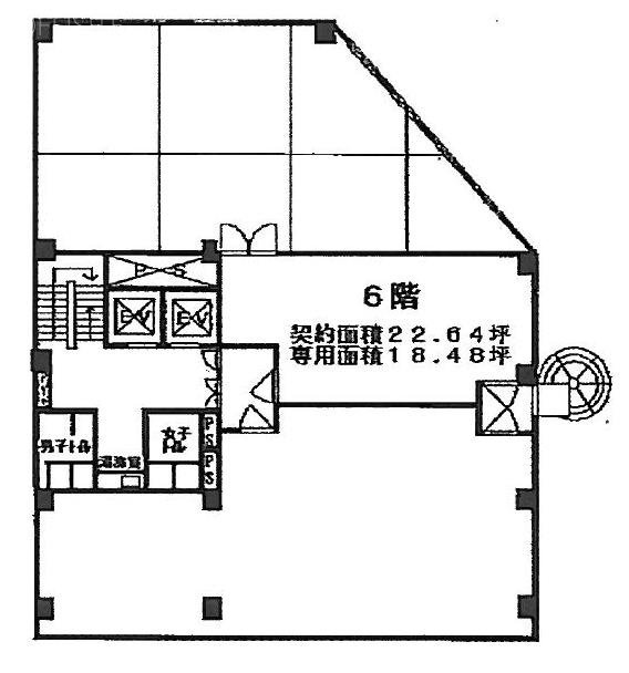 旭ビル6F 間取り図