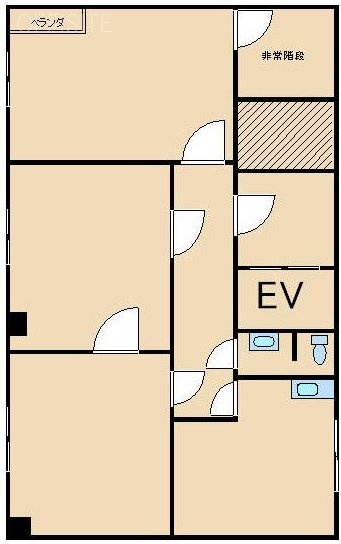 浙江建設(セッコウ建設)8F 間取り図