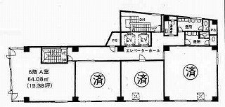 世界堂ビルA 間取り図