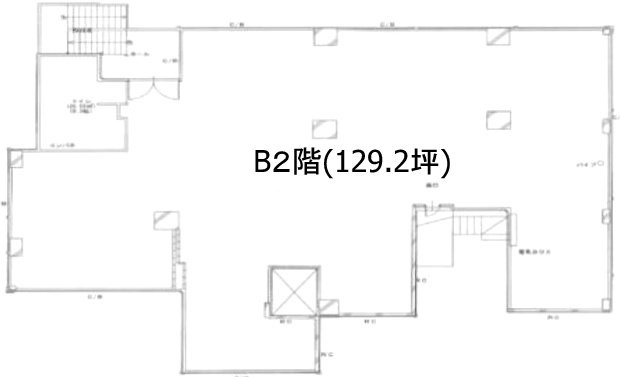 ペガサスステーションプラザ蒲田B2F 間取り図