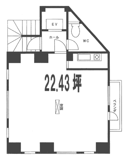 大成ビル4F 間取り図