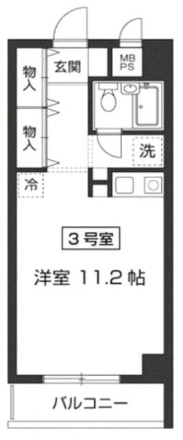 第一荒井麗峰ビル603 間取り図