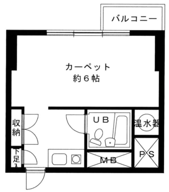 ライオンズプラザ恵比寿307 間取り図