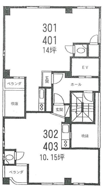 木村ビル301 間取り図
