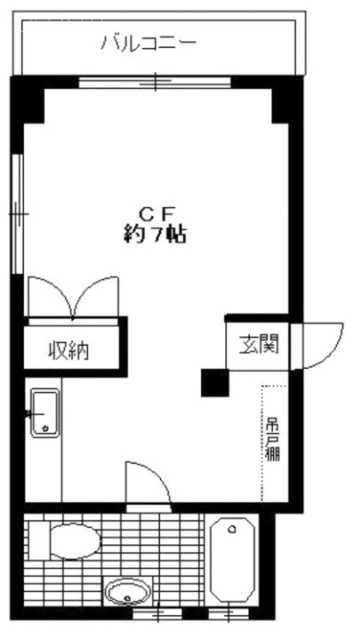 第2戸部マンション203 間取り図