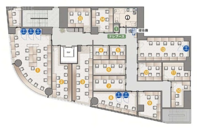 NOW/HERE新宿四谷3001 間取り図