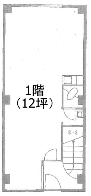 加藤ビル1F 間取り図