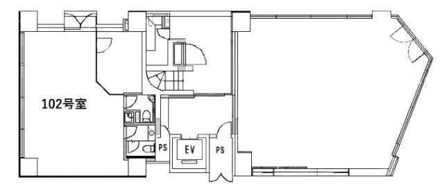 合人社東京秋葉原ビル102 間取り図
