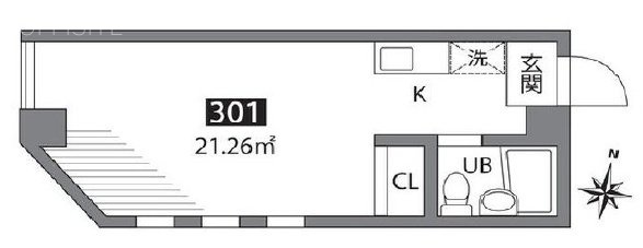 KSビル301 間取り図