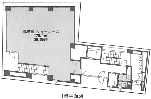 KS363ビル1F 間取り図