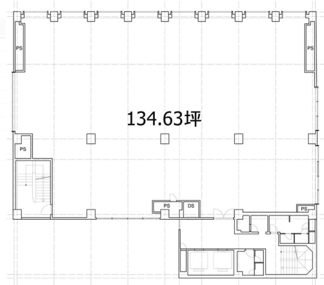 松岡田村町ビル8F 間取り図