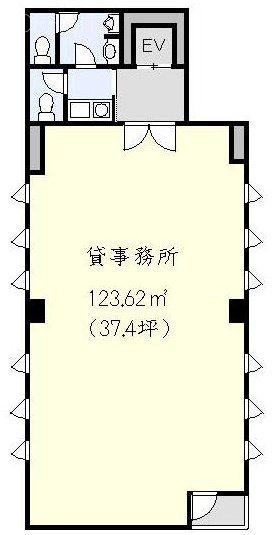 板金会館ビル2F 間取り図