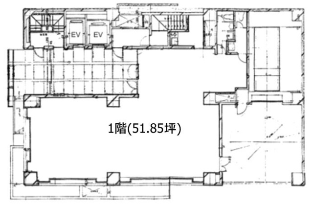 NRE八重洲ビル1F 間取り図