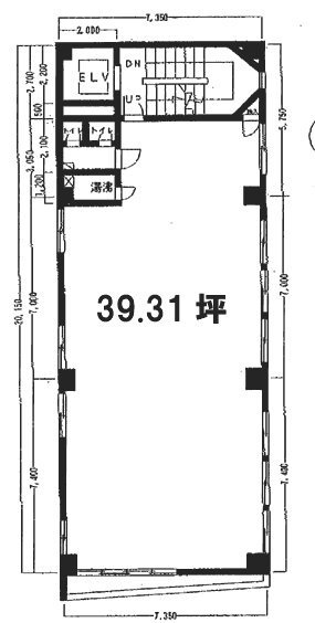 MK池の端ビル4F 間取り図