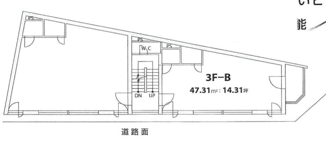 サニー原宿ビル3F 間取り図