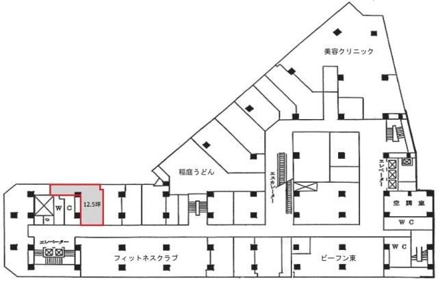 新橋駅前ビル1号館229 間取り図