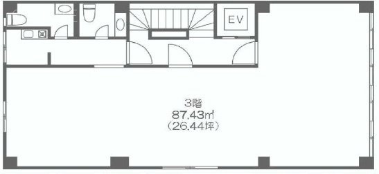 ワコーレ新宿第二ビル301 間取り図