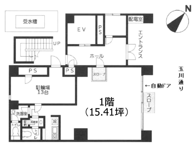 T-one世田谷ビル1F 間取り図