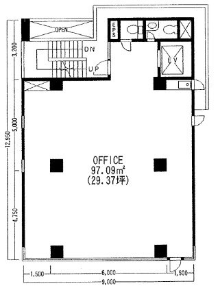 ジョワレ松濤2F 間取り図