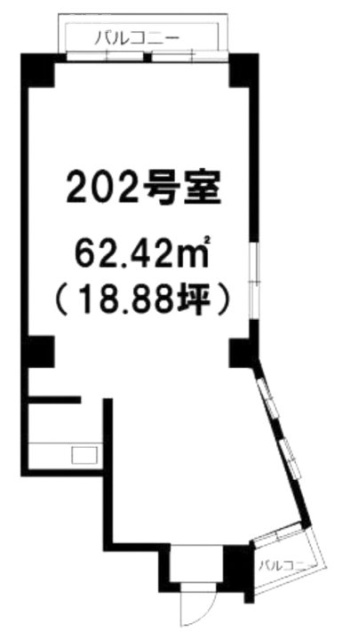 アフェールJ新小岩202 間取り図