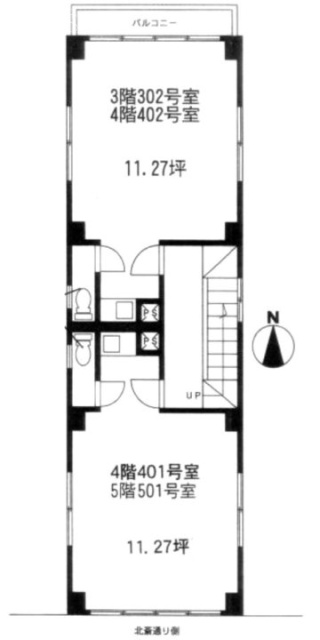 新井ビル401 間取り図