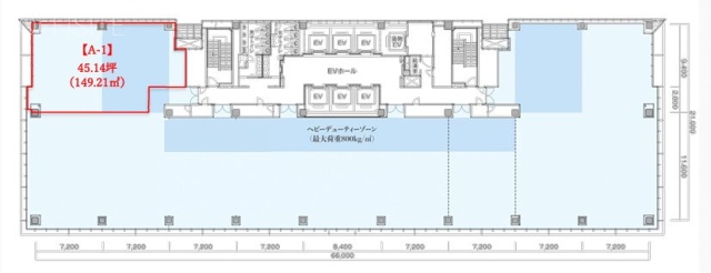 フロンティア武蔵小杉 N棟A-1 間取り図