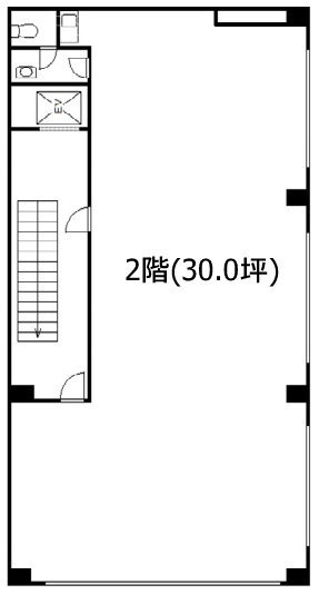 霜越ビル2F 間取り図