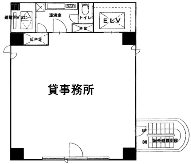 トーハン淡路町ビル5F 間取り図