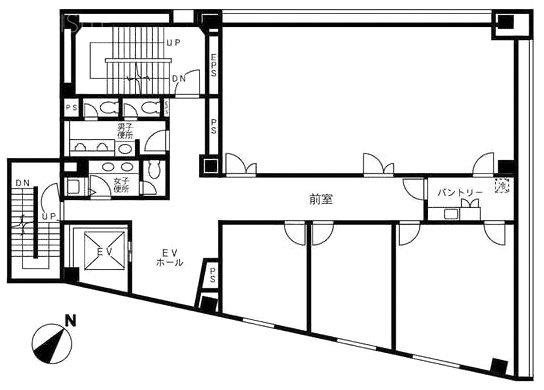 加瀬ビル1168F 間取り図