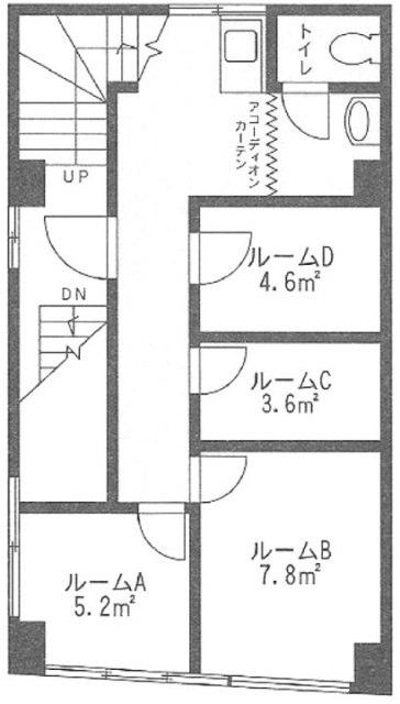 DKお江戸日本橋ビル2F 間取り図