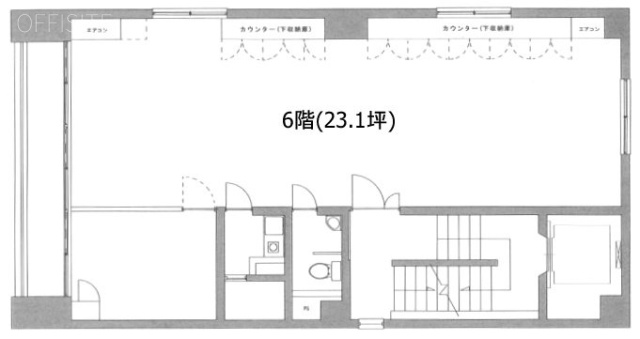 国際宝石会館6F 間取り図