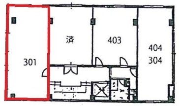 第一文成ビル301 間取り図