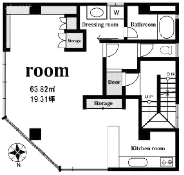 CLビル3F 間取り図