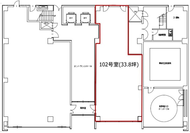 銀座東洋ビル102 間取り図