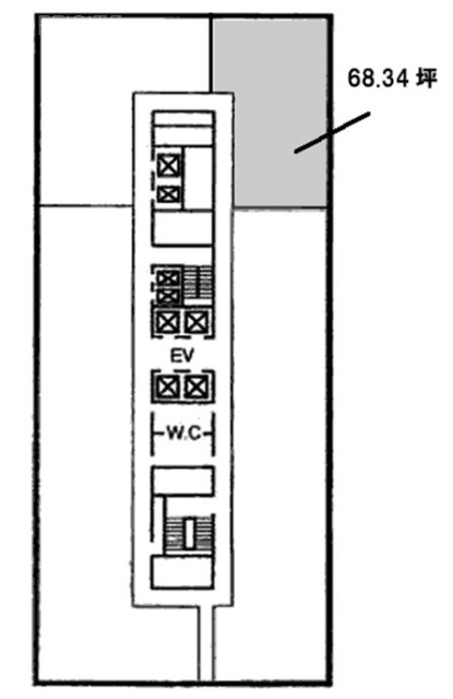 ニュー新橋ビル8F 間取り図