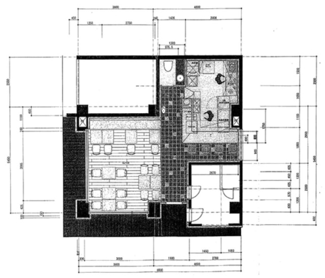 平澤ビル1F 間取り図