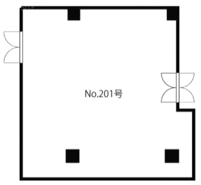 エクレール調布ビル201 間取り図