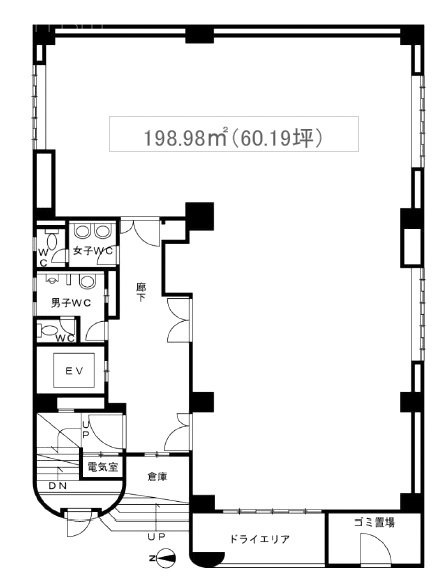 末広ビルB1F 間取り図