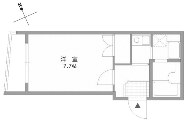 サンクレスト原宿201 間取り図