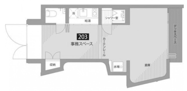 六本木テラス(ROPPONGI TERRACE)203 間取り図