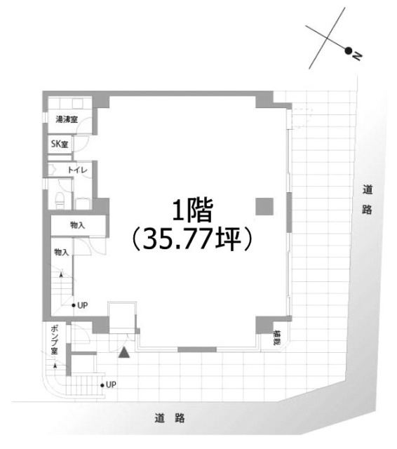 オフィス青山1F 間取り図