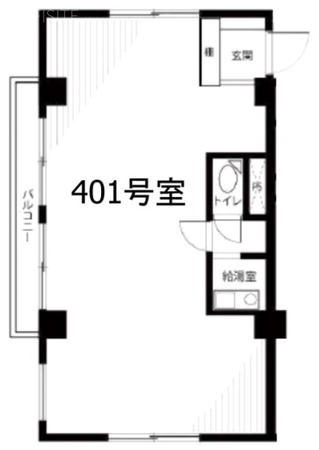 316青山401 間取り図